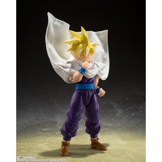TAMASHII NATIONS S.H. Figuarts Dragon Ball Z Super Saiyan Son Gohan - Warrior Who Surpassed Goku Approximately 110mm PVC ABS Fabric Painted Action