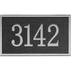 Handcrafted Address Plaque - House Sign Number Wall Plaque (11" X 6.3") Personalized House Sign for House, Apartment, Office, 911 Visibility Signage,