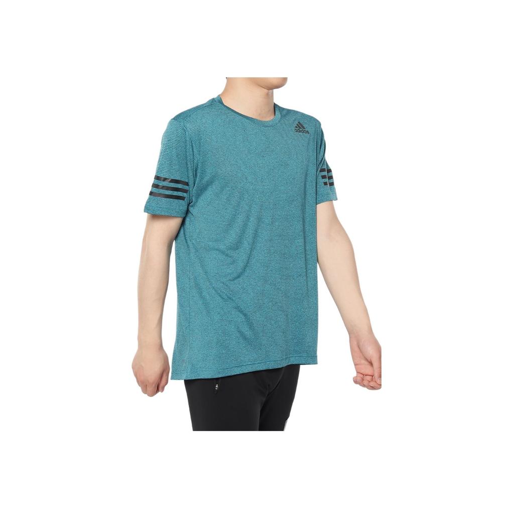 Adidas Футболка с коротким рукавом и круглым вырезом с логотипом, мужская, светло-голубая, DY9590