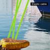 Adjustable Elastic Kayak Rod Lanyard Canoe Paddle Leashes Fishing Rod Leashes Safety Rope Carabiner Rowing Boats Accessories