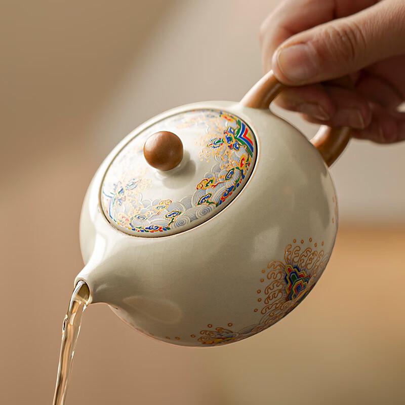 Tang Feng Ru Kiln Ceramic Xishi Teapot