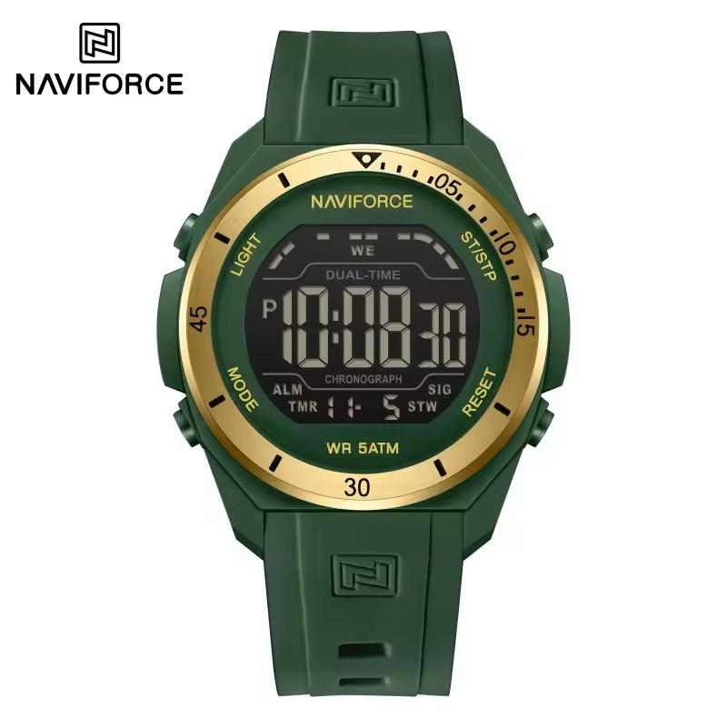 NAVIFORCE 7138 Outdoor Sports Men's Digital Watch Fashion Sports Alarm Clock Stopwatch Casual Wristwatch Date LED Display Reloj
