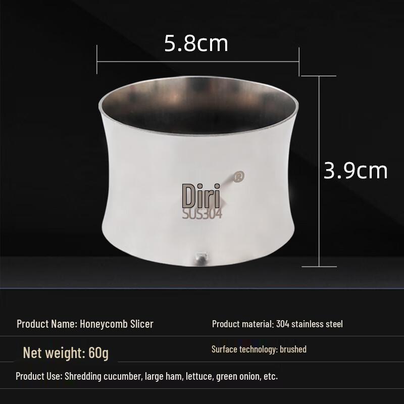 Diri 304 Stainless Steel Honeycomb Vegetable Slicer Set