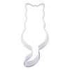 2PCS Stainless Steel Cookie Cutter Cat Shadow Cake Biscuts Cutter Fondant DIY Mold