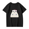Fashionable Round Neck Short Sleeve Work Clothes Printed Tops For KID Summer Tops