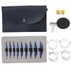 9Pairs Interchangeable Circular Knitting Needle Set 3.0mm-6.0mm for Knitting Sweater Sock Aluminum Knitting Needle Set