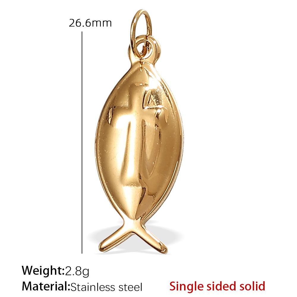 Stainless Steel Turtle Starfish Marine Life Pendant Plated Jewelry Accessories Diy Pendant Necklace