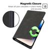 Anti-drop Leather Phone Case for Motorola Moto G73 5G,Calf Texture Wallet Stand Phone Cover