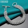 Bracciale circolare in argento sterling 925 bellissimi gioielli