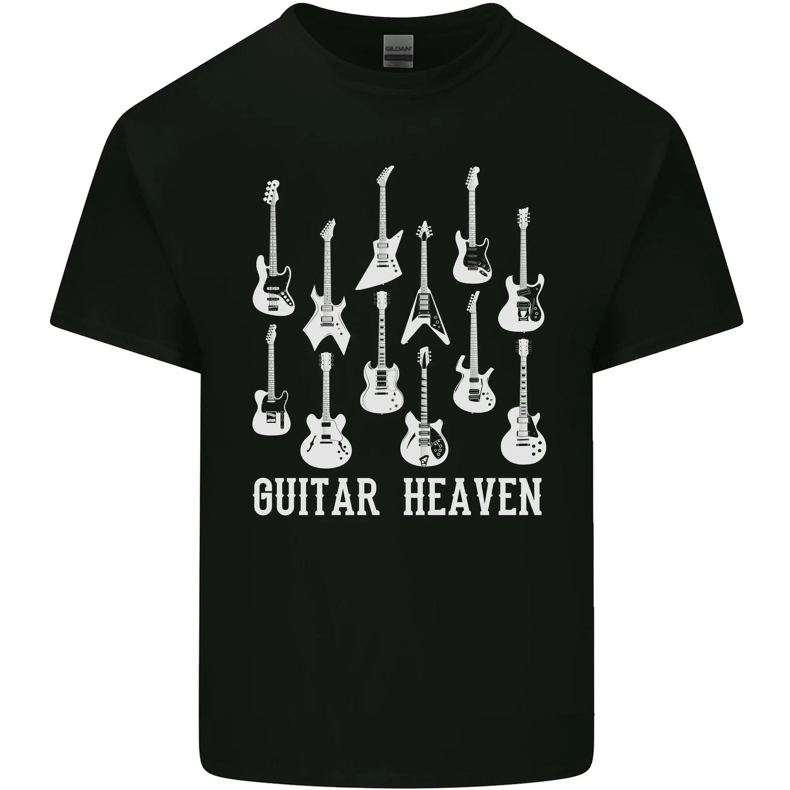 Guitar Heaven Guitarist Electric Acoustic Kids T-Shirt Childrens S