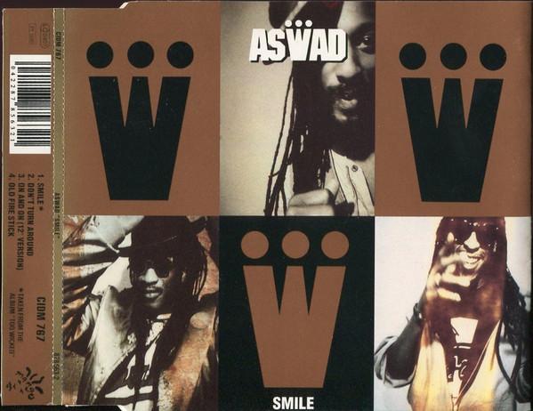 

CD ASWAD - Smile CIDM7678785632 Mango 1990 UK Reggae, Ska & Dub Used