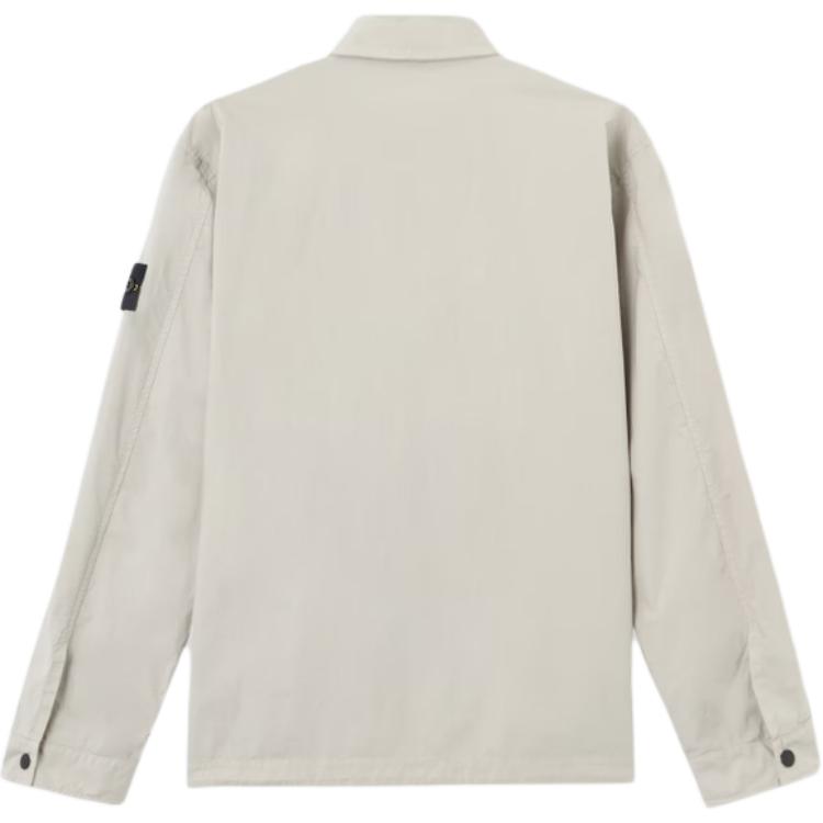 STONE ISLAND Chest Pocket Button Long Sleeve Shirt Men Shirts L1S151200032S0003-V0061