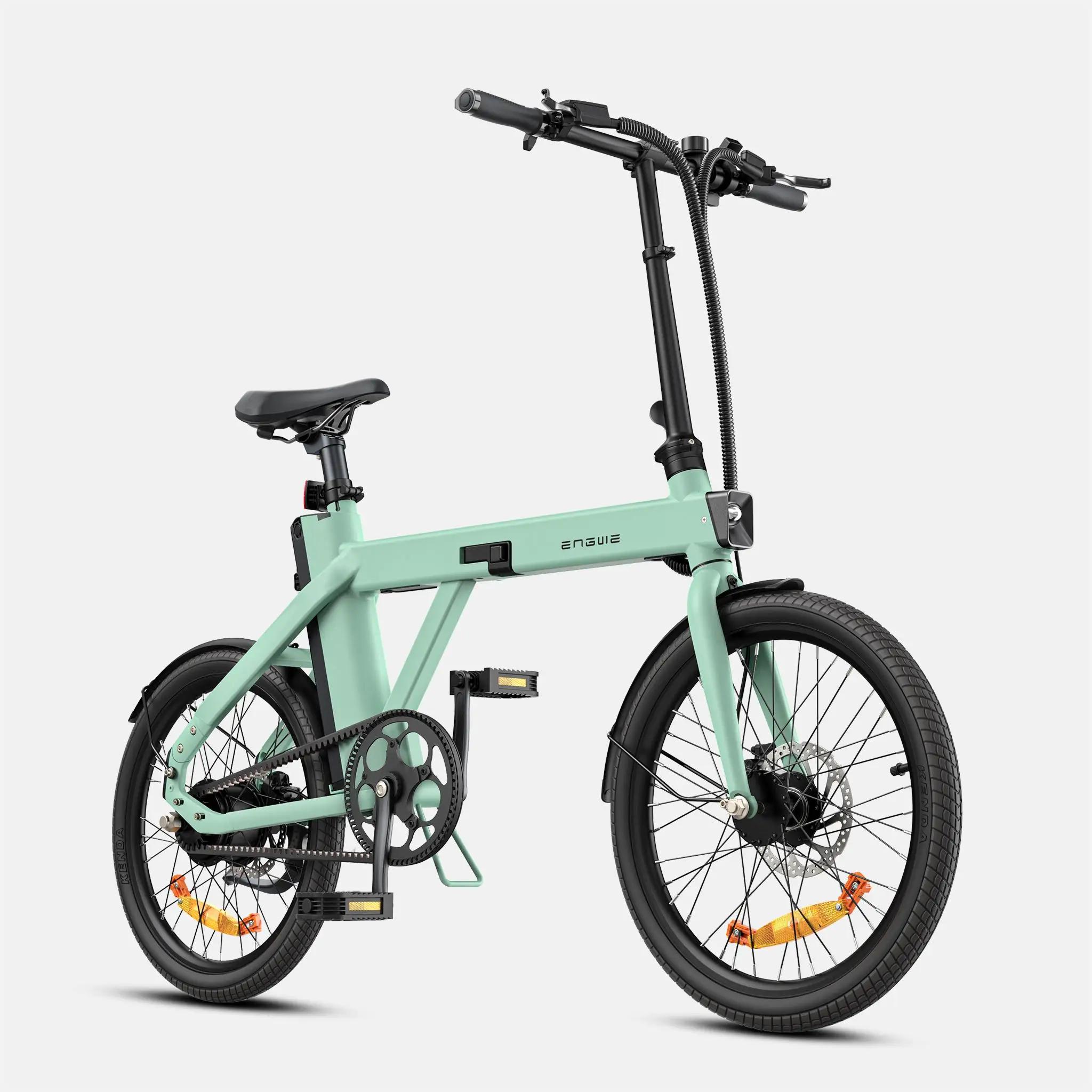 Vélo électrique pliant ENGWE P20, capteur de couple de moteur silencieux 250 W, 36 V 9,6 A, vitesse maximale de 25 km/h, autonomie de 100 km, freins à disque hydrauliques
