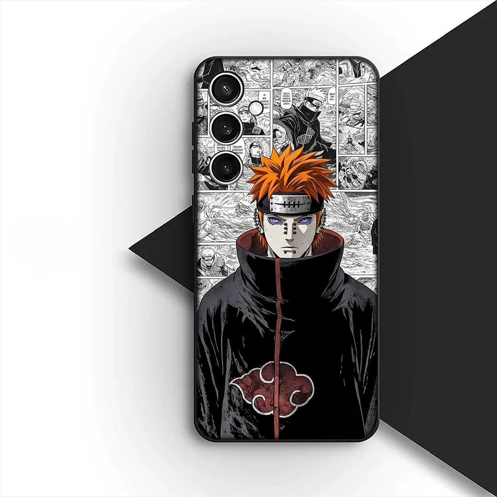 Sasuke Pain Narutos Uchiha Itachi Phone Cover for Samsung Galaxy S25 S24 S23 FE Ultra Plus S7 Edge S25+ S23+ A56 5G Soft Case