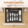 Drawer Organizer, Expandable Utensil Tray For Kitchen, Flatware And Cutlery Holder