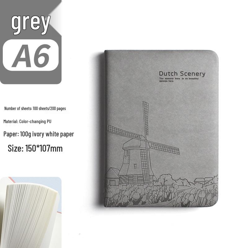 Thickened A5 Literary Style Hardcover Notebook - Cute Girly Heart Planner, Creative Journal Diary B5 Size.