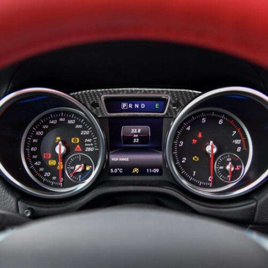 Carbon Fiber Interior Speedometer Cover Trim For Mercedes-Benz G-Class W463