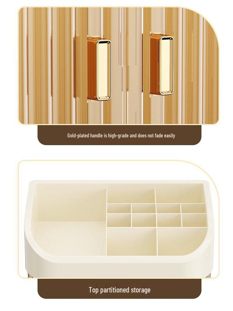 Large Capacity Desktop Makeup Storage Drawer Cabinet