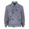 Suede Moto Jacket Grey