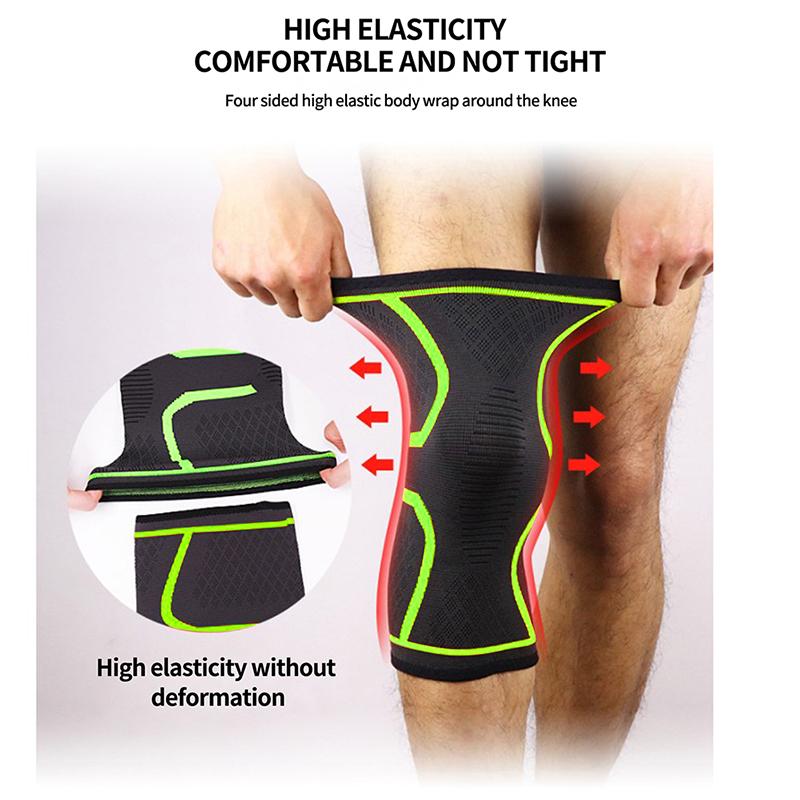 1PCS Knee Brace Support Compression Sleeve Breathable Pad For Running Jogging Sports
