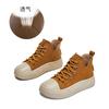High-top women's shoes 2025 autumn new shoes women's shoes versatile platform-soled single shoes casual sports little white shoes women