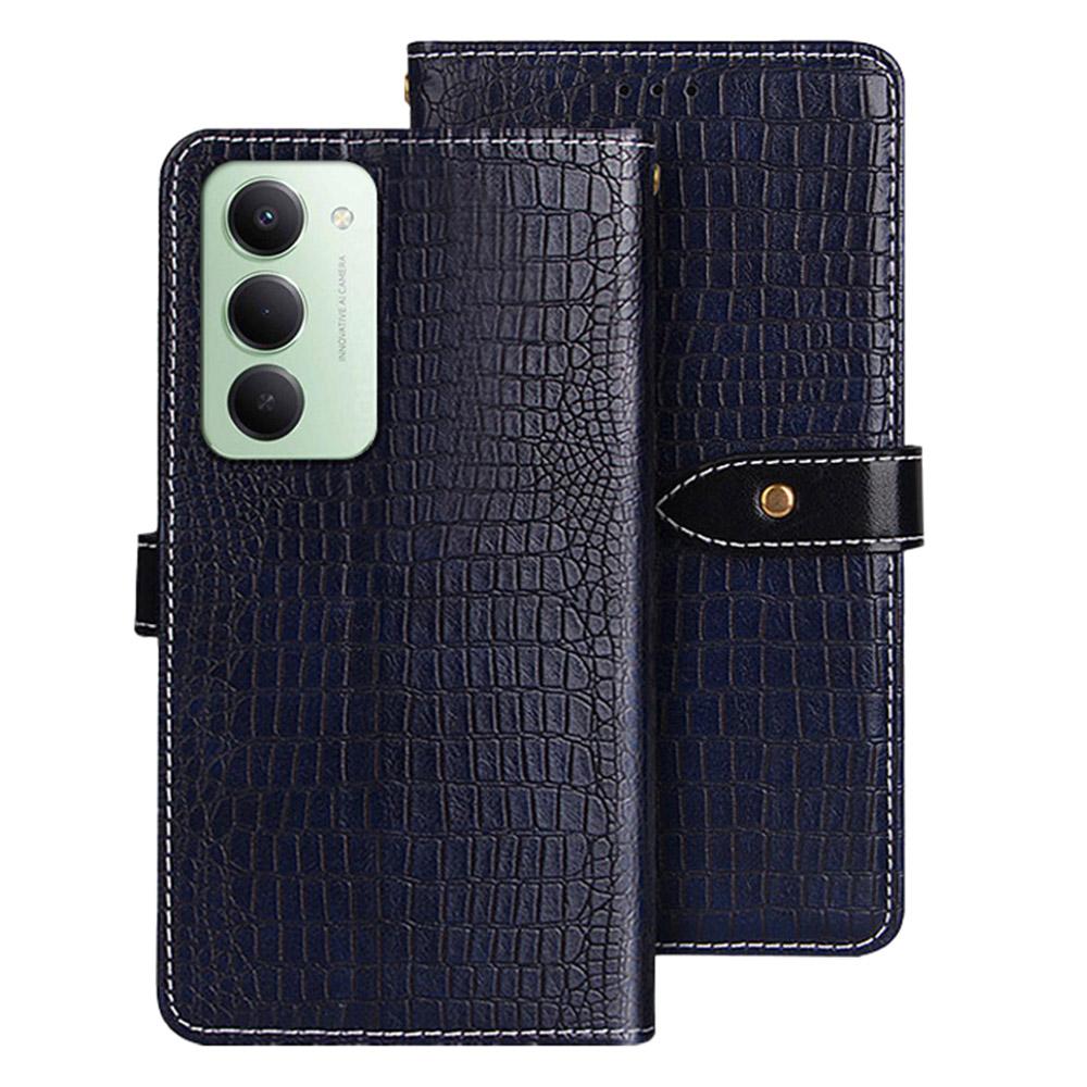 IDEWEI For Xiaomi Redmi 15 5G (Global) (169mm) Case Crocodile Texture PU Leather Flip Phone Cover