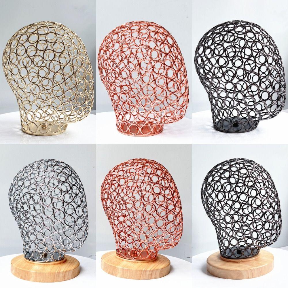 

Стойка для хранения париков, демонстрационные стенды, металлические держатели для хранения париков, держатель для шляп и кепок, магазин gold-style 1