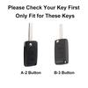 Zinc Alloy Leather Car Flip Key Case Cover Protector Shell Fob Key For Citroen C1 C2 C3 C4 C5 XSARA PICA Auto Accessories