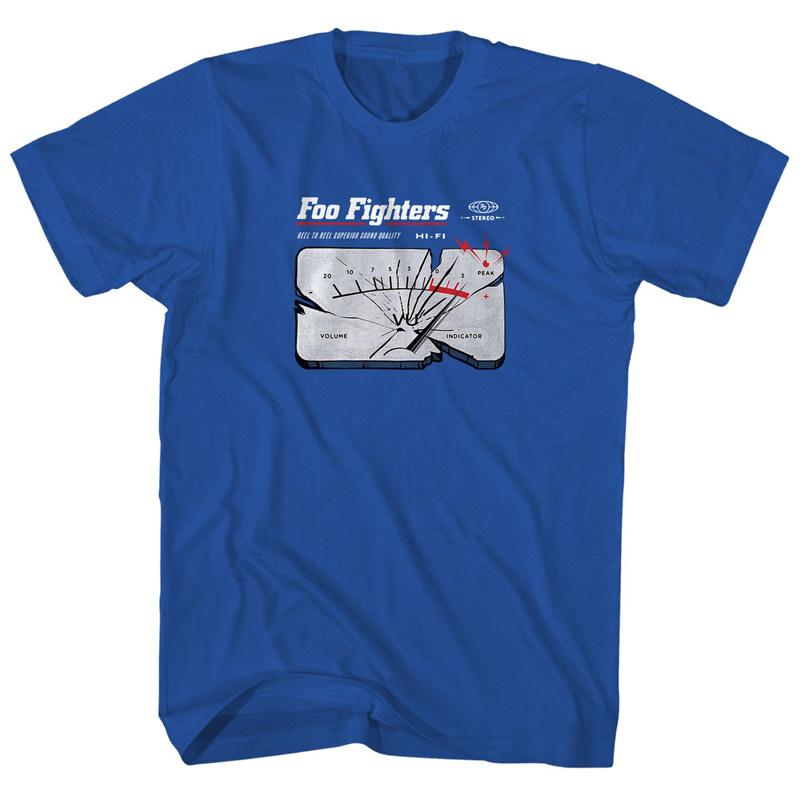 

Y2k The American Veteran Rock Band Foo Fighters Released A Flaming Fighter Jet Punkstyle Mens Tshirt in 1994 2XL