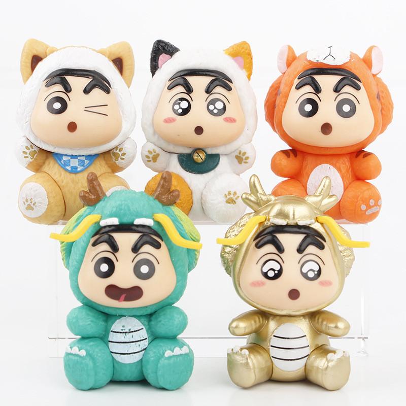 Pvc Crayon Shin-chan Dragon Year Limited Edition Car Decoration Blind Box Toy Figurine