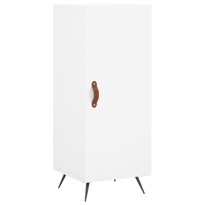 VidaXL Buffet blanc 34,5x34x90 cm bois d'ingénierie 828508