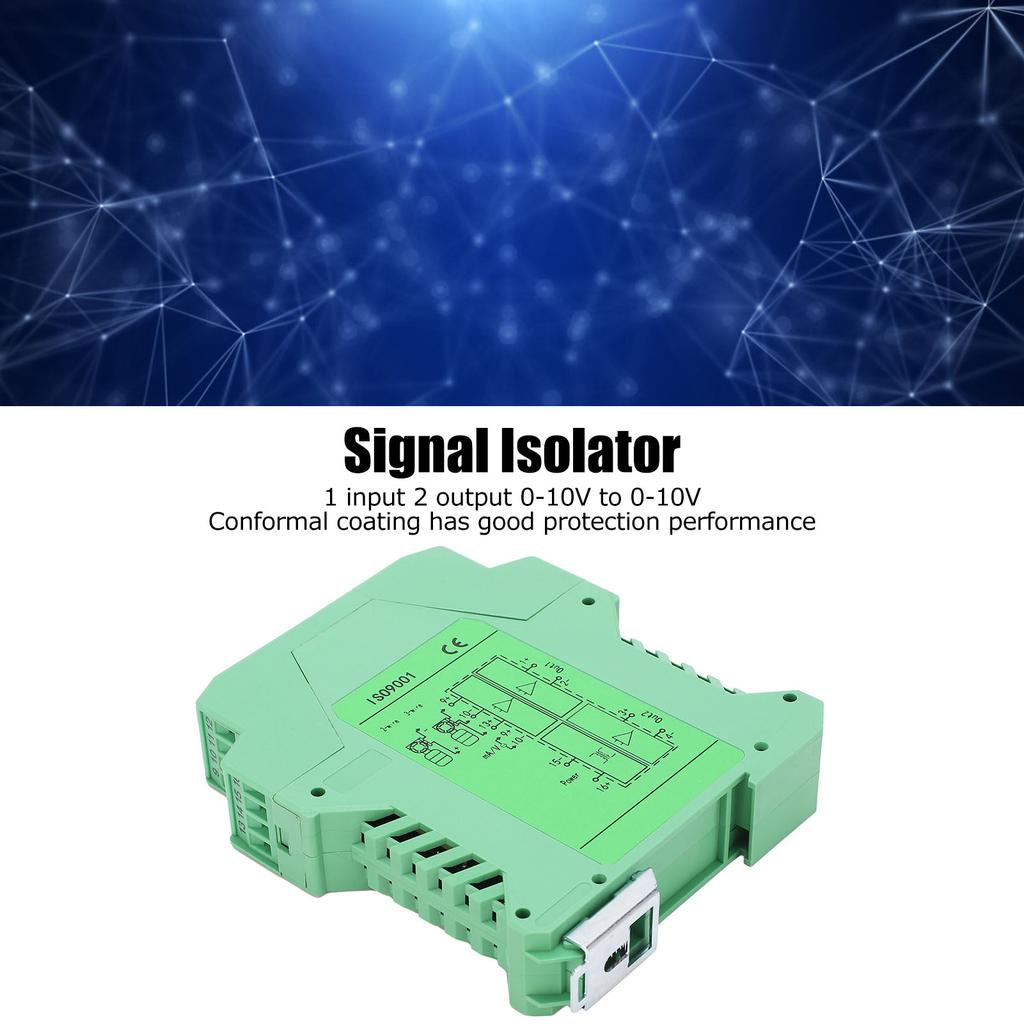 Signal Isolator Signal Isolator 1 Input 2 Output Current Voltage Transmitter Rail Mount Conditioner GLG Signal Isolator