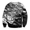 Men's Casual Fashion Printed Round Neck Pullover Sweatshirt