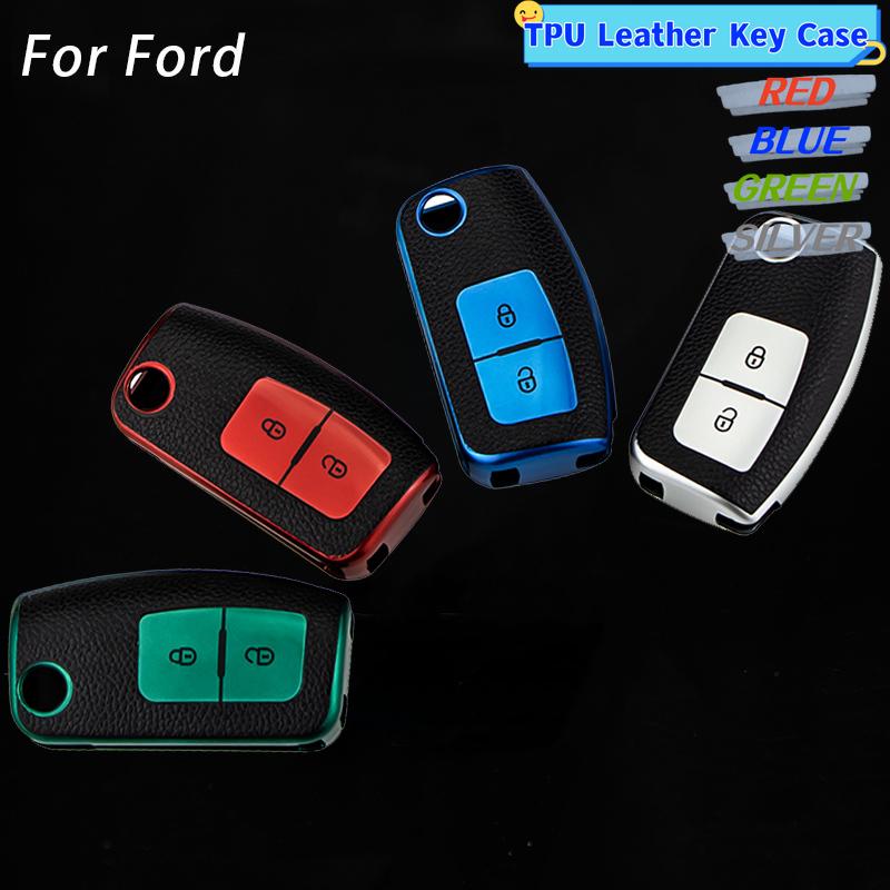 

Чехол для дистанционного ключа из ТПУ для Ford Fiesta Focus 2 Ecosport Kuga Escape Falcon B-Max C-Max Eco Sport Galaxy