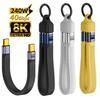Universal 40Gbps USB4 Type-C Cable PD 240W Short USB-C Data Cable E-marker Chip Flexible Soft Board Wire Video Output