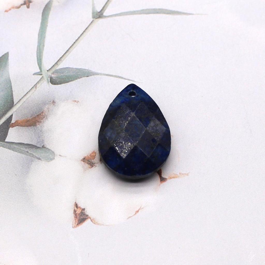 2Pcs Faceted Pendant Natural Stone Opal/Labradorite Drop-Shaped Pendant For Jewelry Making DIY Earrings Necklace Accessory