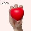 2pcs Heart Shaped Finger Exercise Ball Hand Grip Strengthener Hand Rehabilitation Training Kids Adult Hand Recovery Massage Ball