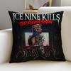 Metal IIce Nine KillsS Cushion Cover Breathable and skinfriendly linen pillowcase square removable and washable cushion