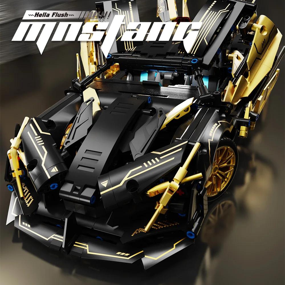 Sports Car 1:14 Scale 1224 Pieces Building Blocks Toys, Adult Challenge Racing Car Model Building Set, Birthday Gifts for Teens