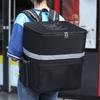 20/35L Extra Große Thermische Lebensmitteltasche Kühltasche Kühlbox Frischhalte-Lebensmittel-Lieferrucksack Isoliertasche
