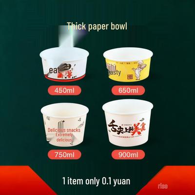 Disposable Luosifen Soup Noodle Bowl with Lid for Takeout