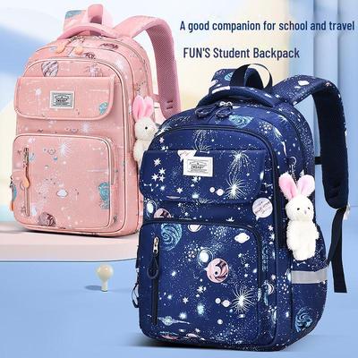 Sac à dos pour filles d'école primaire 2024, Classes 1 à 6, Âges 6-12