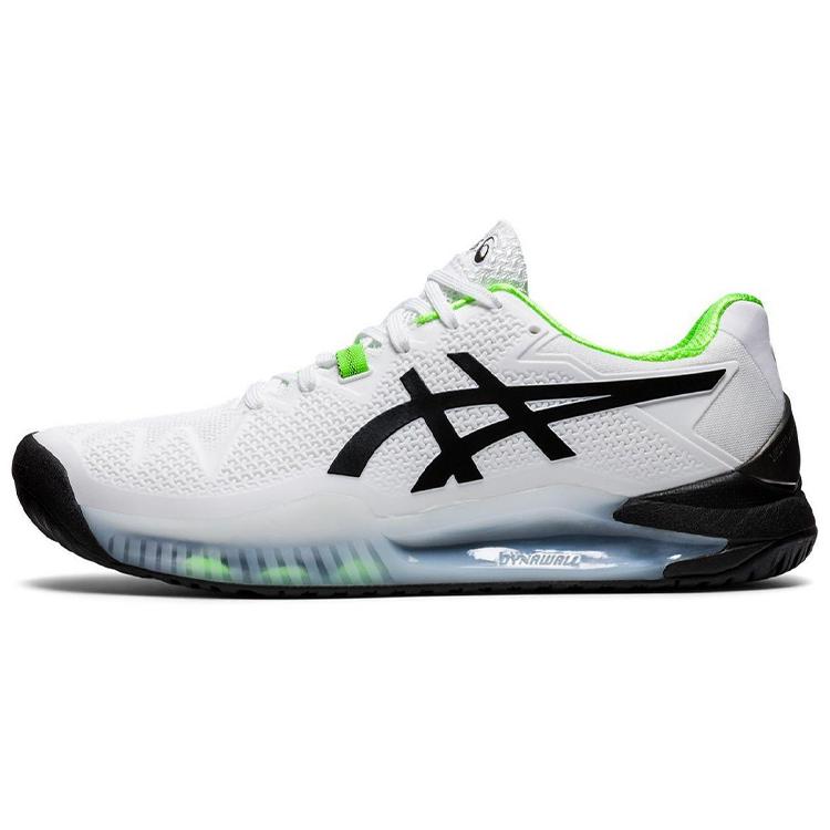 

ASICS Gel Resolution 8 White Green Gecko 1041A079-105 44