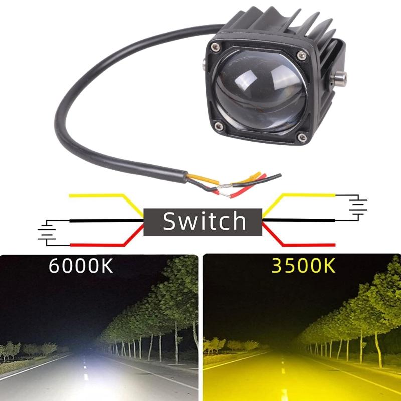 LED Work Light Bar Replacement Roof Mount Spotlight Easy Installation Offroad Divring Fog Lights for Car Truck ATV UTV