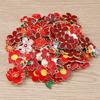 Tusember Mixed Flower Pendants 10Pcs Cute Colorful Flowers Charms for DIY Keychain Bracelets Necklace Jewelry Making Accessories