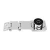 Fingerprint Cabinet Hasp Lock Zinc Alloy Rechargeable Biometric Keyless Lock for Drawer Doors Mailboxes Safes