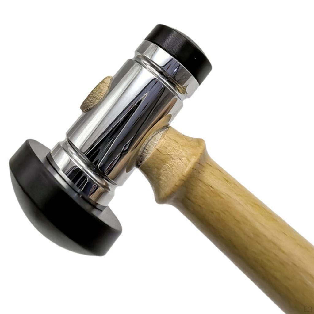 Gitarrenbundhämmer Bequemer Griff Doppelkopf Multifunktional für Bass Schmuck Heim Handwerkzeug