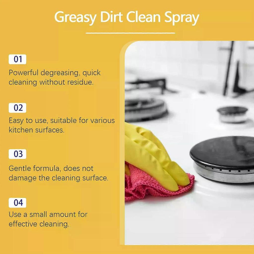 1/2/3Pcs Liapu Kitchen Heavy Oil Cleaner, New Degreaser, Powerful Clean Kitchen Oil Stain