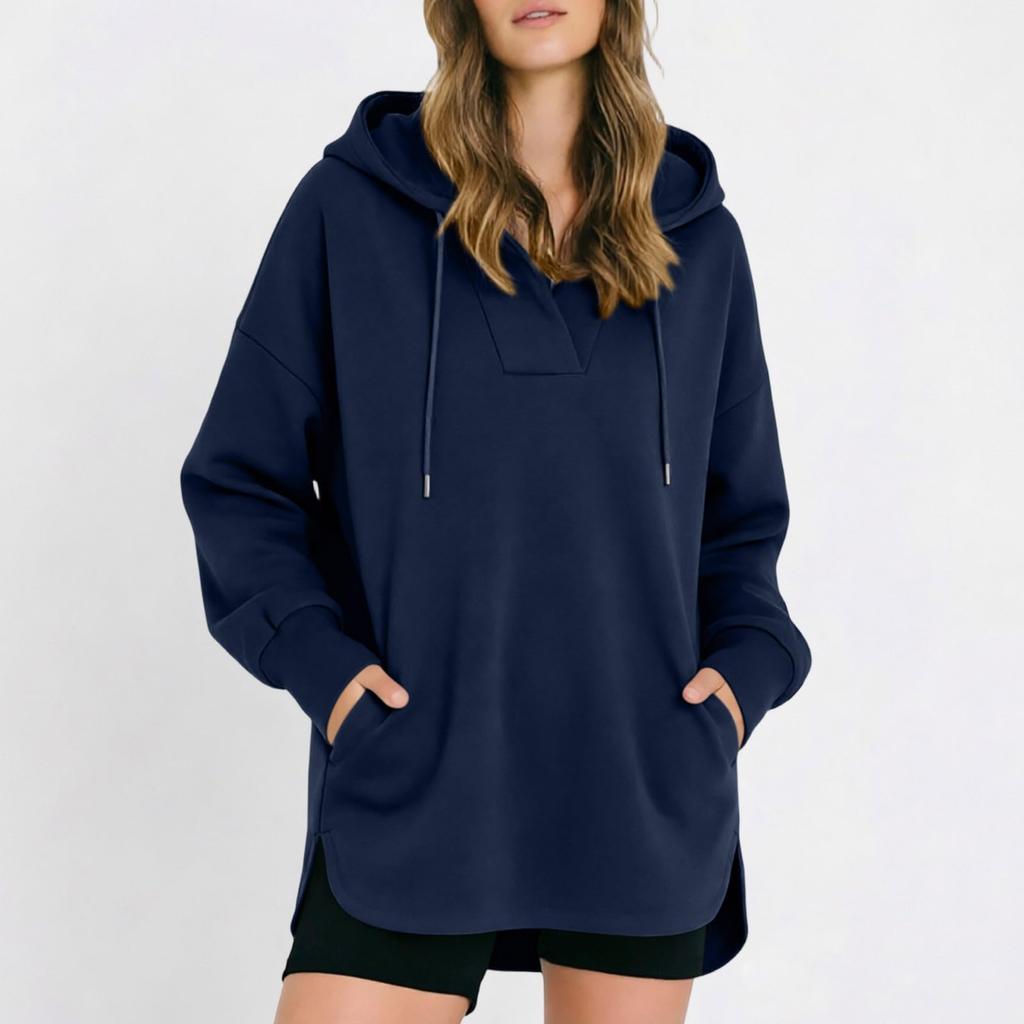 Oversized Hoodies For Women Drop Shoulder Sweatshirt with Pocket