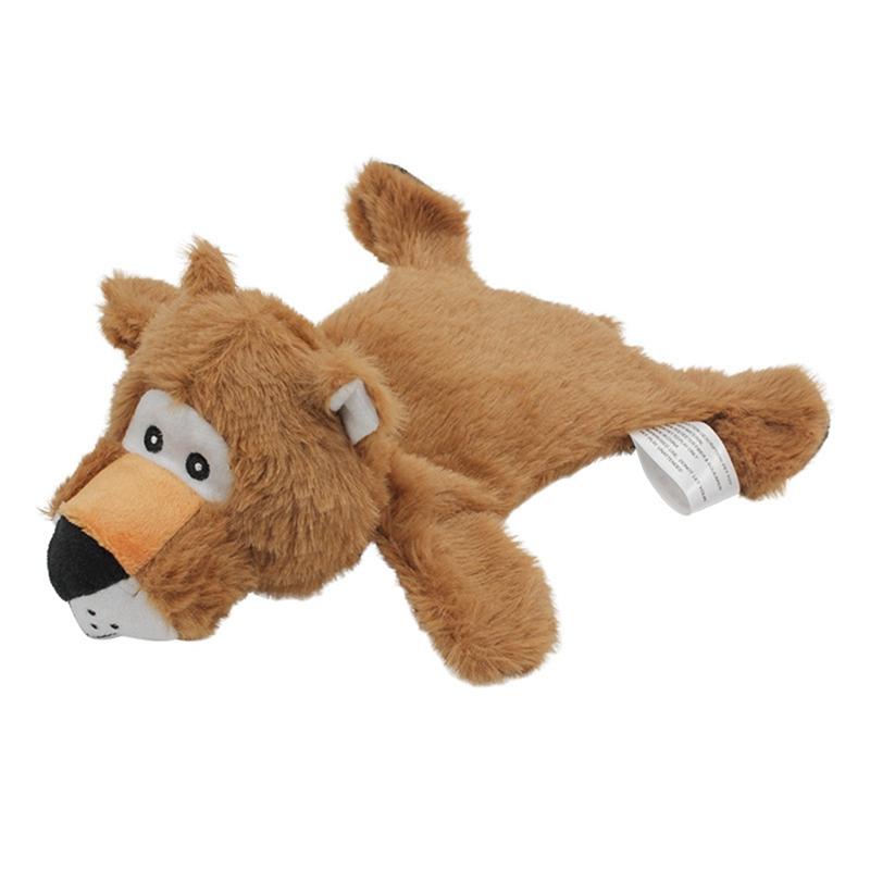 Pet Dog Plush Doll Stress Relief Toy Training Interactive Teeth Grinding Doll
